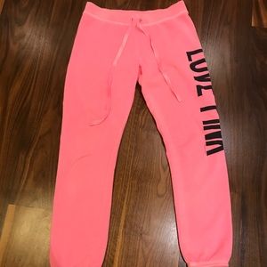 RARE VS Pink Cozy Sweatpants